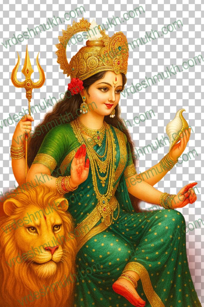 Maa-Durga-with-Shankh-PNG-Free-Download-माता-दुर्गा-शंखासह-पारदर्शक-फोटो