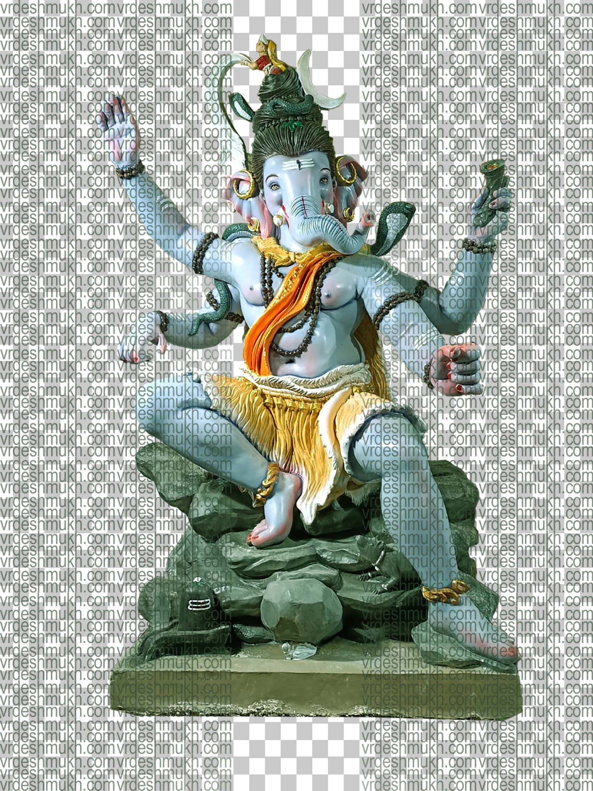 Stylish and HD Ganpati PNG Image Free Download | Lord Ganesha Transparent Background