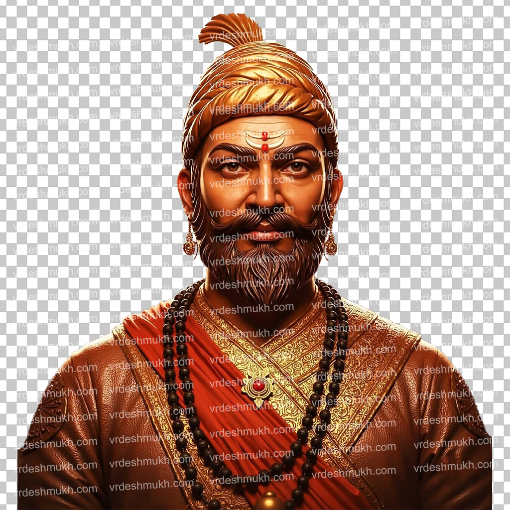 Chhatrapati Shivaji Maharaj Face PNG Transparent Background | Shivaji Maharaj PNG Free Download