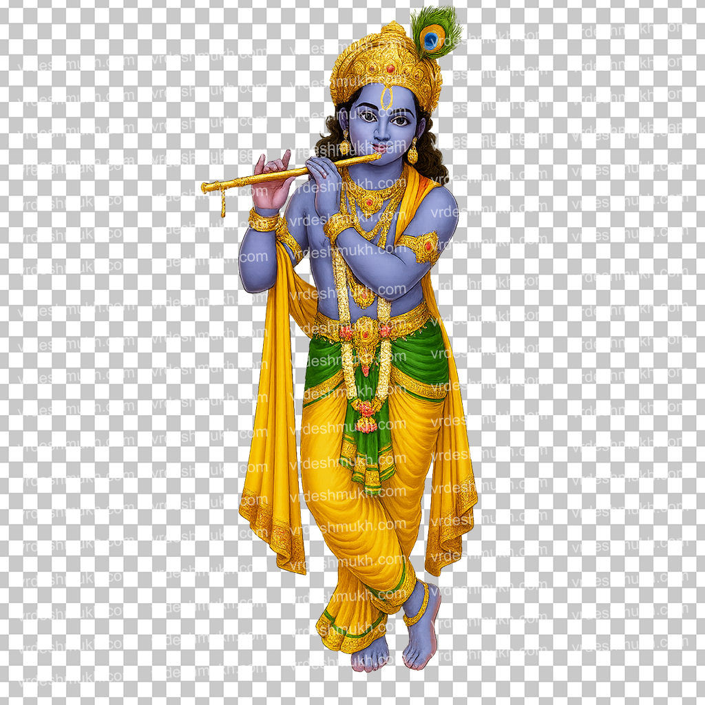 Bal Krishna PNG Transparent Background | Little Krishna PNG Free Download